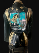 Load image into Gallery viewer, Upcycled Leather Jacket