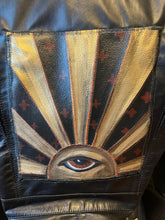 Load image into Gallery viewer, Vintage Black Motorcycle Sun Jacket