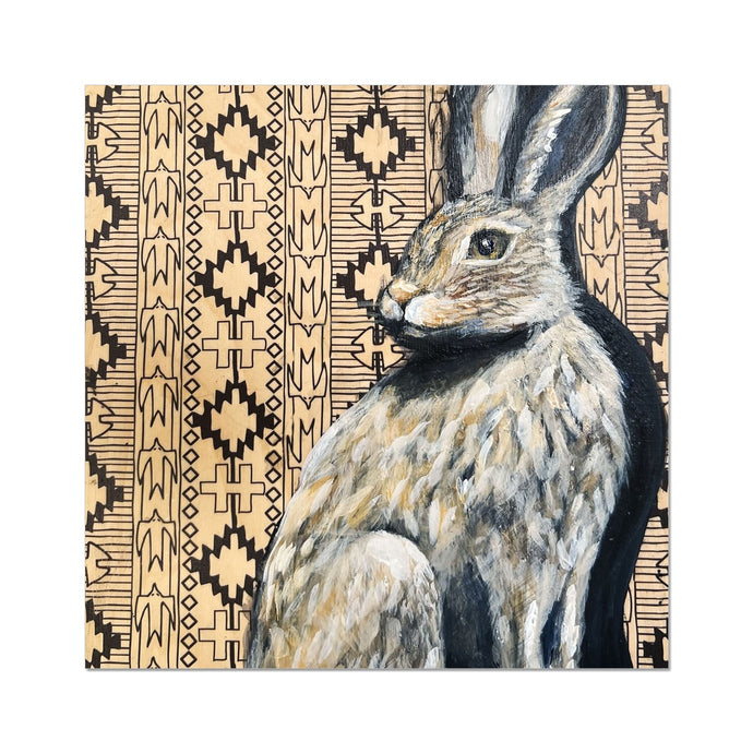 Yard Bunny Fine Art Print